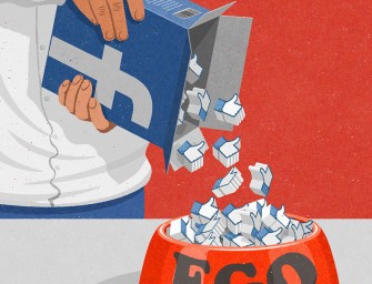 Illustrations satiriques au style rétro de notre société