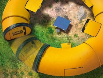 Le camping dans un Donuts