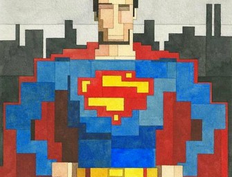 8-bit Superheroes par Adam Lister