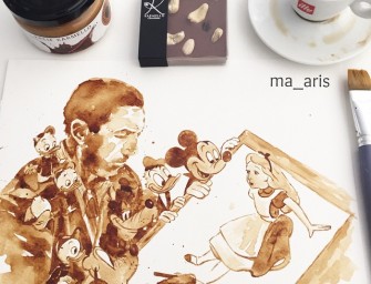 Des peintures incroyables créées à l&rsquo;aide de café