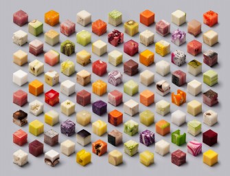 CUBES : Affichage géométrique de cubes culinaires