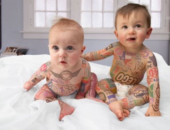 Les bébés tatoués de Dietrich Wegner