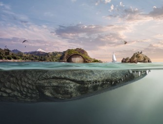 Illustrations numériques des îles Galapagos