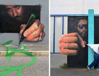 Le Street artiste Cheone réalise des fresques en réalité augmenté