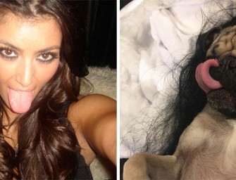 Des selfies de Doug le carlin pour recréer les poses les plus sexy de Kardashian