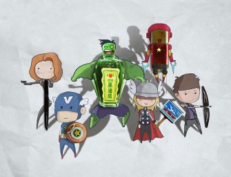 L&rsquo;univers Marvel revisité par l&rsquo;illustration et les objets ordinaires