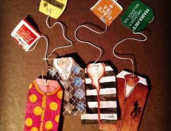 363 Days of Tea, des sachets de thé utilisés comme des toiles vierges
